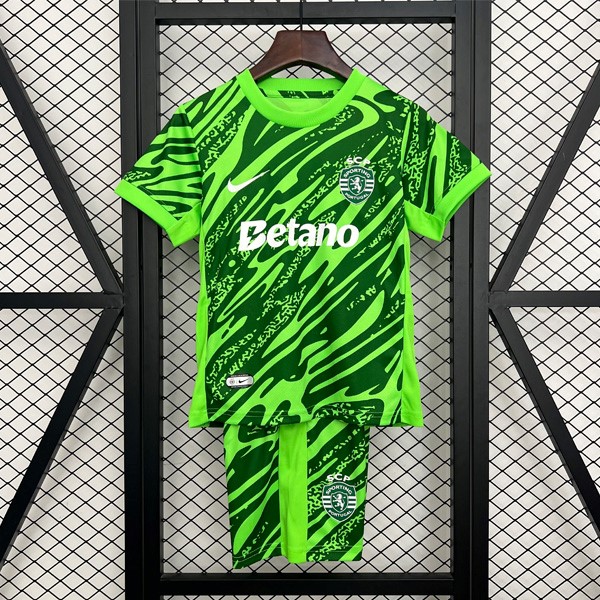 Camiseta Sporting Lisbon Goalkeeper Niño 2025-2026 Verde